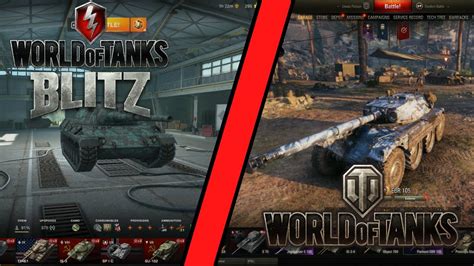 difference world of tanks and blitz